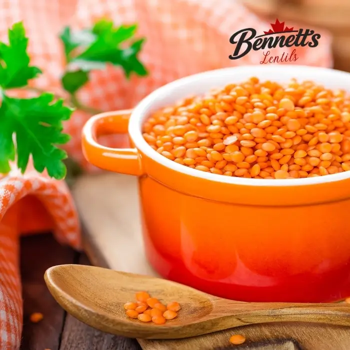 Red lentils Canada