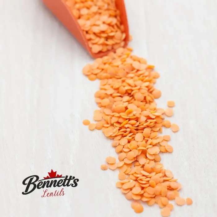 Split red lentils
